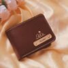 Men’s Personalized Name Wallet (Brown)
